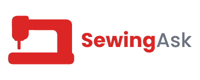 SewingAsk logo — sewing machine icon with the SewingAsk wordmark